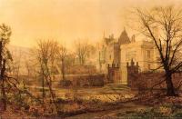 Grimshaw, John Atkinson - Knostrop Hall, Early Morning